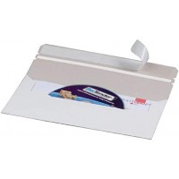 Lot de 25 : SMARTBOXPRO CD/DVD-Brief, DIN lang, mit Fenster links, blanc