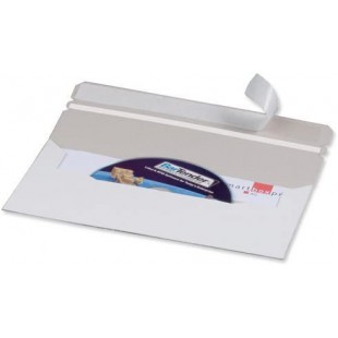 Lot de 25 : smartboxpro Enveloppe pour CD/DVD, format long, sans fenêtre