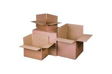 Lot de 25 : smartboxpro Carton ondulé à plier, (L)395 x (l)295 x (H)90mm