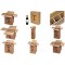 Lot de 10 : smartboxpro Cartons d'expédition pour 2 bouteilles