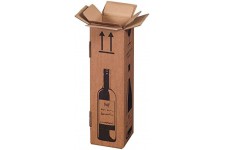 Lot de 5 : smartboxpro Cartons d'expédition pour 6 bouteilles