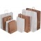 Lot de 150 : smartboxpro Sac en papier, poignée cordelette, 10 L, blanc