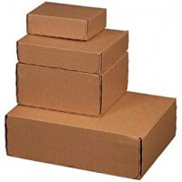 Lot de 20 : smartboxpro Carton d'expédition MODULBOX 3, pour A5, marron