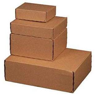 Lot de 20 : smartboxpro Carton d'expédition MODULBOX 3, pour A5, marron