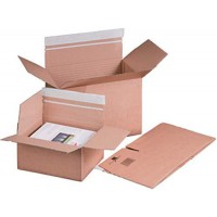 Lot de 10 : smartboxpro Carton à fond automatique, A3+, SK, marron