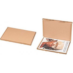 Lot de 25 : smartboxpro Carton d'expédition pour catalogue, A4, marron