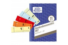 AVERY Zweckform bloc de numérougeation 'numéro garderobe',