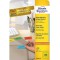 AVERY Zweckform Stick&Lift Etiquette, 38,1 x 21,2 mm, jaune