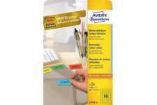 AVERY Zweckform Stick&Lift Etiquette, 38,1 x 21,2 mm, jaune