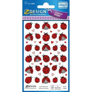 Avery Zweckform Zdesign Creative 'Coccinelles' Sticker