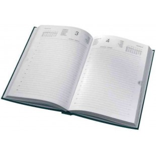 Lot de 6 : LECAS Agenda Carré 1 jour Travers 140 x 220 mm, 2023,assorti