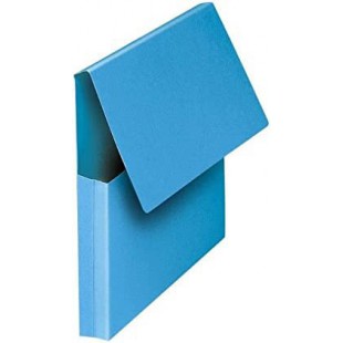 Lot de 10 : ELBA Pochette document à soufflet, A4, carton, bleu vif