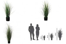 PAPERFLOW Plante artificielle 'Herbacée', hauteur: 1.300 mm