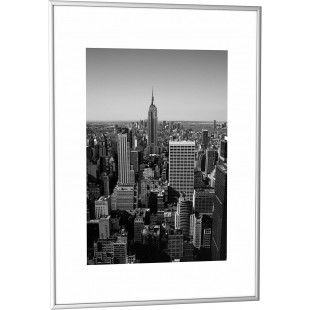 PAPERFLOW Cadre photo en aluminium, (L)600x(H)800 mm, argent