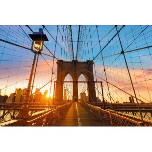 PAPERFLOW Poster mural 'Brooklyn Bridge', en plexiglas