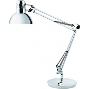 ALBA Lampe de bureau LED 'ARCHI', pince/socle, chrome