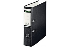 Lot de 20 : LEITZ classeur plastique, 180 degrés, format A4, 80 mm, noir