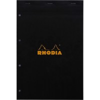 RHODIA Bloc agrafé No. 20, format A4+, quadrillé, lot de 3