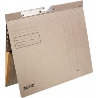 Lot de 50 : Leitz 20110085 A4 Carton Gris Dossier Suspendu - Dossiers Suspendus (A4, Carton, Gris, 265 Mm, 2 Mm, 320 Mm)