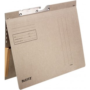 Lot de 50 : Leitz 20110085 A4 Carton Gris Dossier Suspendu - Dossiers Suspendus (A4, Carton, Gris, 265 Mm, 2 Mm, 320 Mm)