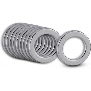 MAUL Aimant néodyme, torique, diamètre: 12 mm, nickel