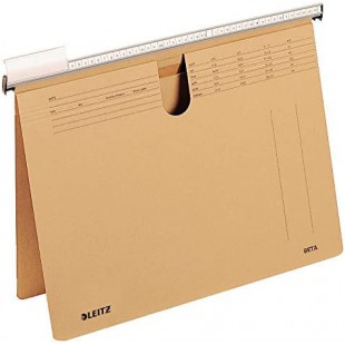 Lot de 25 : Leitz Beta A4 Carton Marron Dossier Suspendu - Dossiers Suspendus (A4, Carton, Marron, 270 Mm, 5 Mm, 340 Mm)