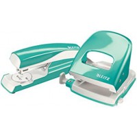 LEITZ Agrafeuse & perforateur Nexxt WOW, menthe