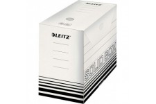 Lot de 10 : LEITZ Boîte à archives Solid, (L)150 mm, blanc/noir,