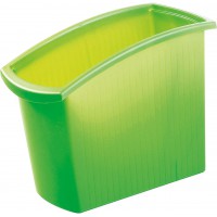 HAN Corbeille à papier MONDO, PP, 18 litres,vert translucide