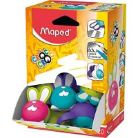 Maped Gomme en plastique CROC CROC PUZZLE,couleurs assorties