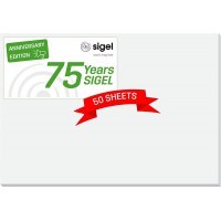 Sigel Sy510 Sous-Main, Bloc Papier/Bloc À Dessin, A2 (59,5 X 41 Cm), Uni Blanc, 50 Ffeuilles