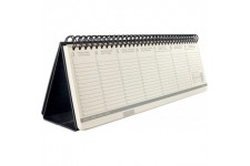 Sigel C2380 Calendrier De Bureau Conceptum 2023, Large, Noir, Hardcover, 2 Pages La Semaine En Bas / Espace De Notes En Haut, 1
