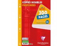 Clairefontaine Copies doubles perforées, A4, séyès