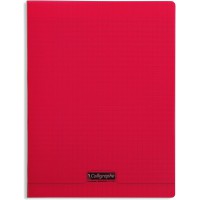 Lot de 4 : Calligraphe Cahier 8000 POLYPRO, 240 x 320 mm, rouge