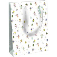 Clairefontaine Sac cadeau de Noël 'Neige', moyen