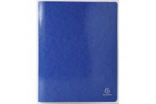 EXACOMPTA Chemise à lamelle Iderama, A4, carton, bleu foncé