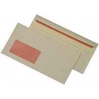 MAILmedia Briefumschlag chamois, DIN lang, mit Fenster