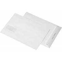 MAILmedia Adressfeld-Versandtasche B4, mit Fenster, blanc