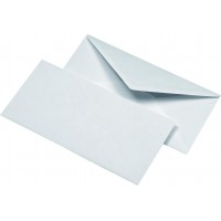 MAILmedia Enveloppe, rembourrage de soie, format long, blanc