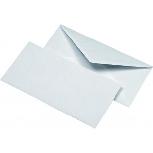 MAILmedia Enveloppe, rembourrage de soie, format long, blanc