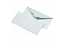 MAILmedia Enveloppe, rembourrage de soie, format long, blanc