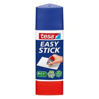 Lot de 12 : tesa ecoLogo Easy Stick Bâton de colle, 25 g, présentoir cmp