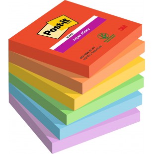 Post-it Bloc-note adhésif Super Sticky Notes, 76 x 76 mm