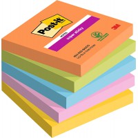 Post-it Bloc-note adhésif Super Sticky Notes, 76 x 76 mm