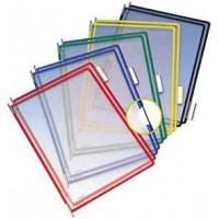 Lot de 10 : tarifold Poche à pivot, A4, jaune