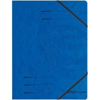 herlitz Chemise easyorga, A4, carton, bleu