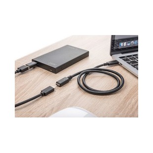 DIGITUS Rallonge USB 3.1, 2,0 m, noir