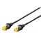 DIGITUS Câble de brassage Cat.6A, S/FTP, 15,0 m, gris