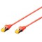 DIGITUS Câble de brassage Cat.6A, S/FTP, 15,0 m, gris