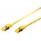DIGITUS Câble de brassage Cat.6A, S/FTP, 15,0 m, gris